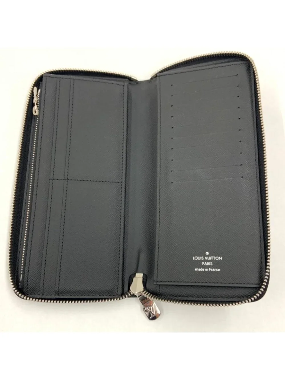 Louis Vuitton Damier Graphite Zippy Wallet Vertical Zip Around Black